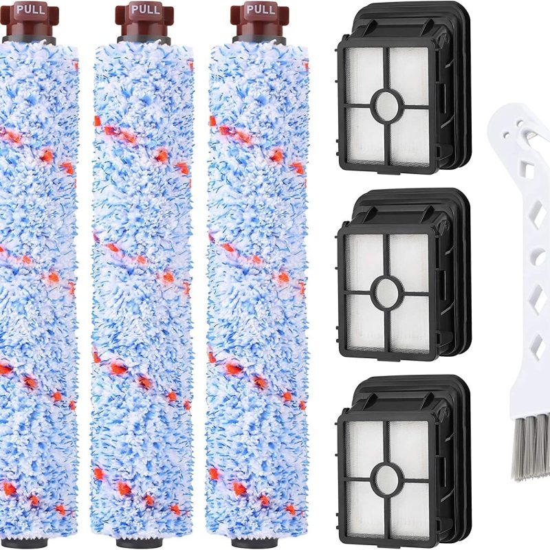 پک براش رول و فیلتر مناسب دستگاه بیسل مدل Bissell CrossWave, 3 Multi-Surface Brush Roll 1868 + 3 Vacuum